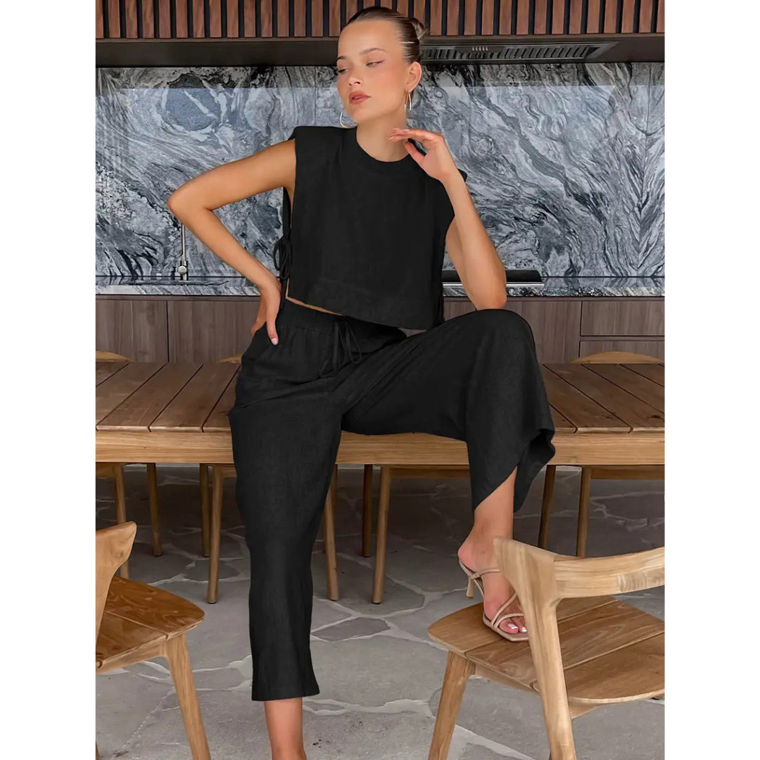 Set Boho Chic - Coordinato in Lino