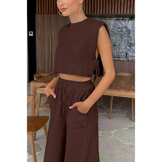 Set Boho Chic - Coordinato in Lino