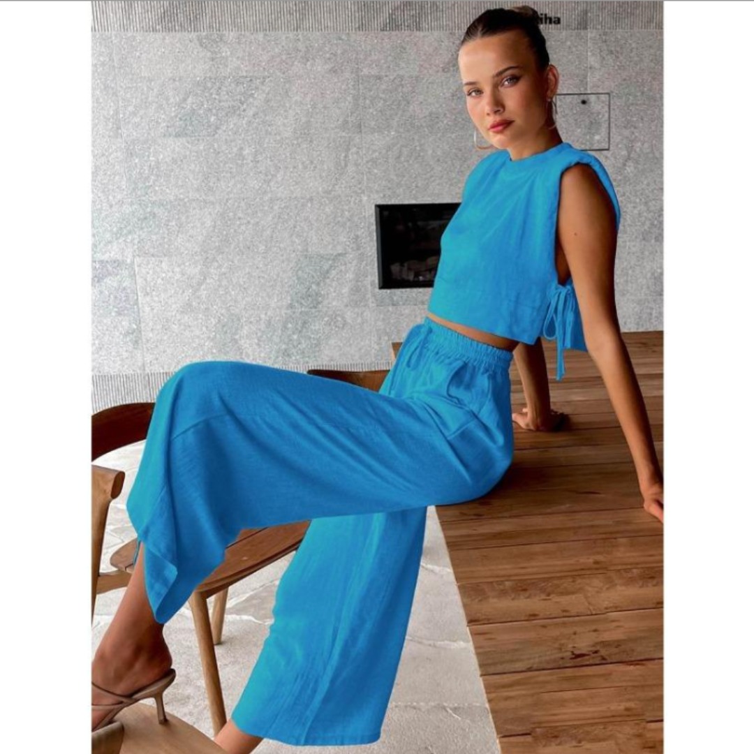 Set Boho Chic - Coordinato in Lino