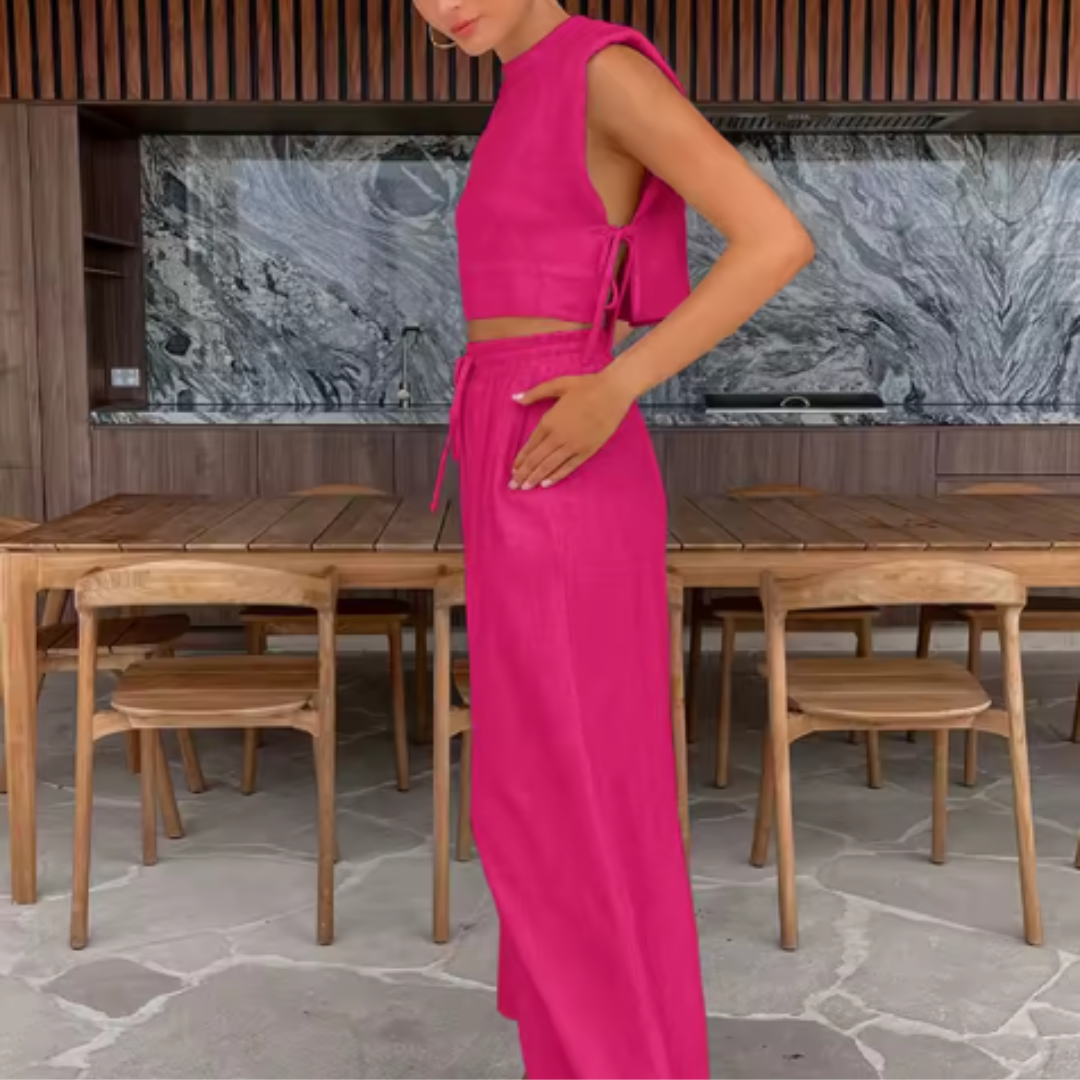 Set Boho Chic - Coordinato in Lino