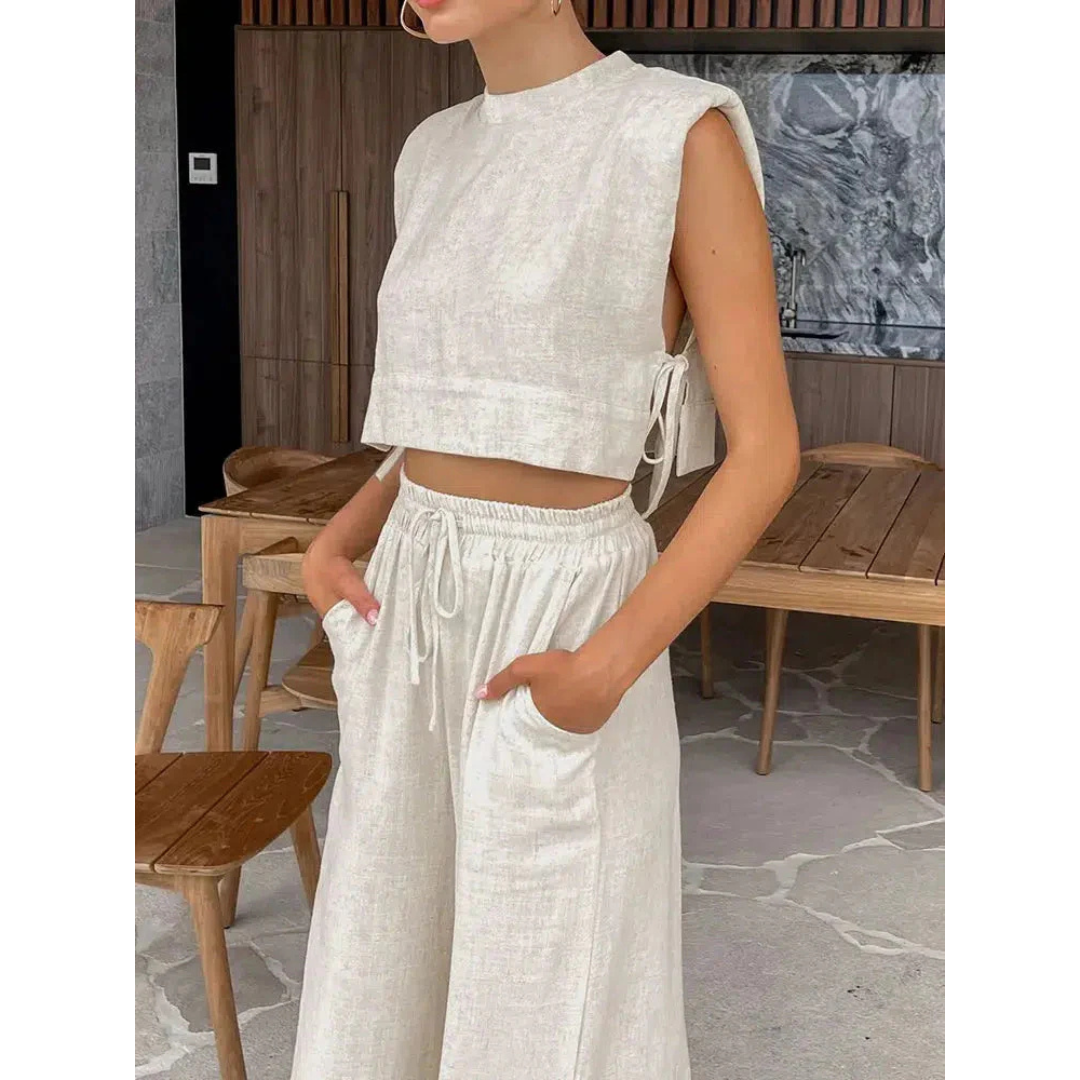 Set Boho Chic - Coordinato in Lino