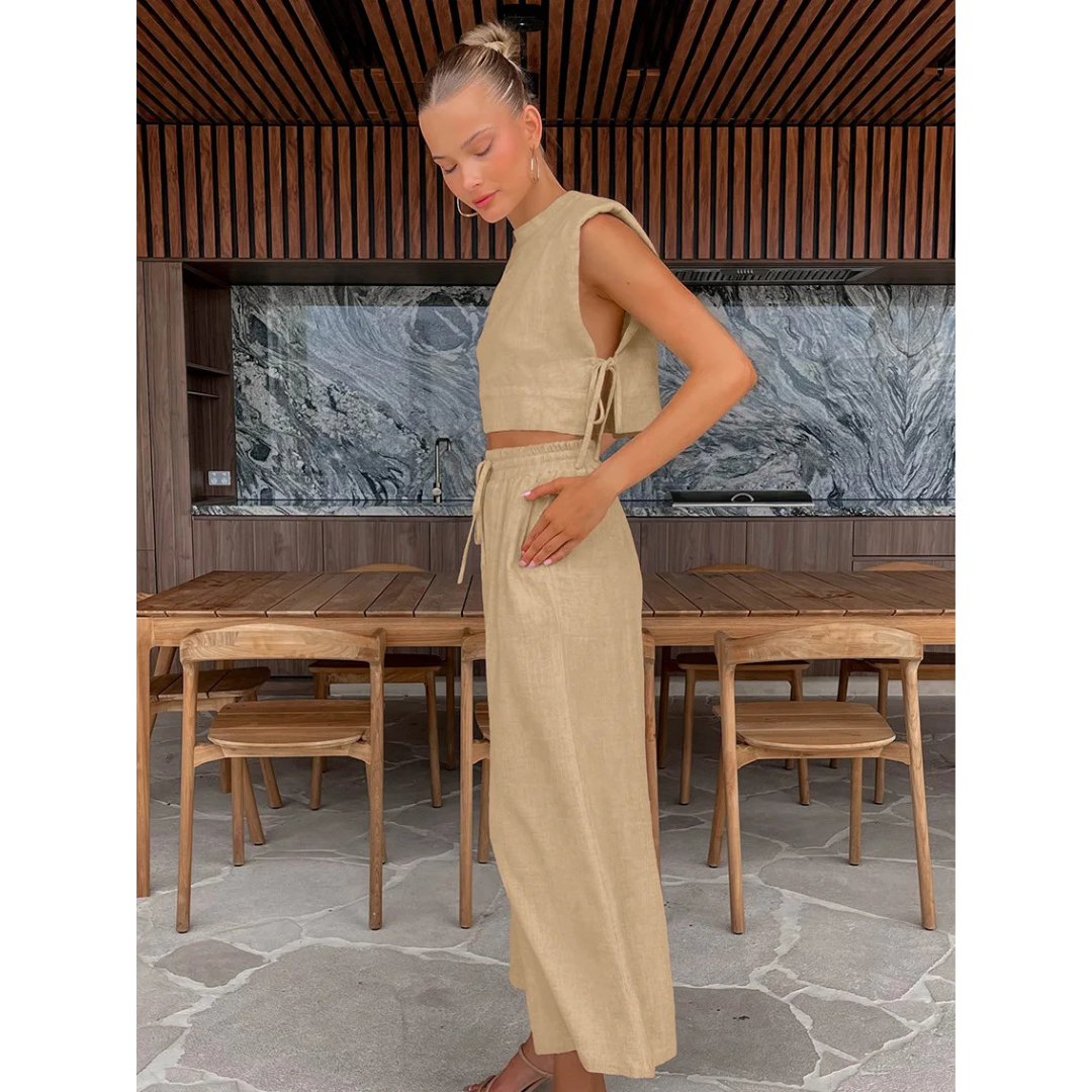 Set Boho Chic - Coordinato in Lino