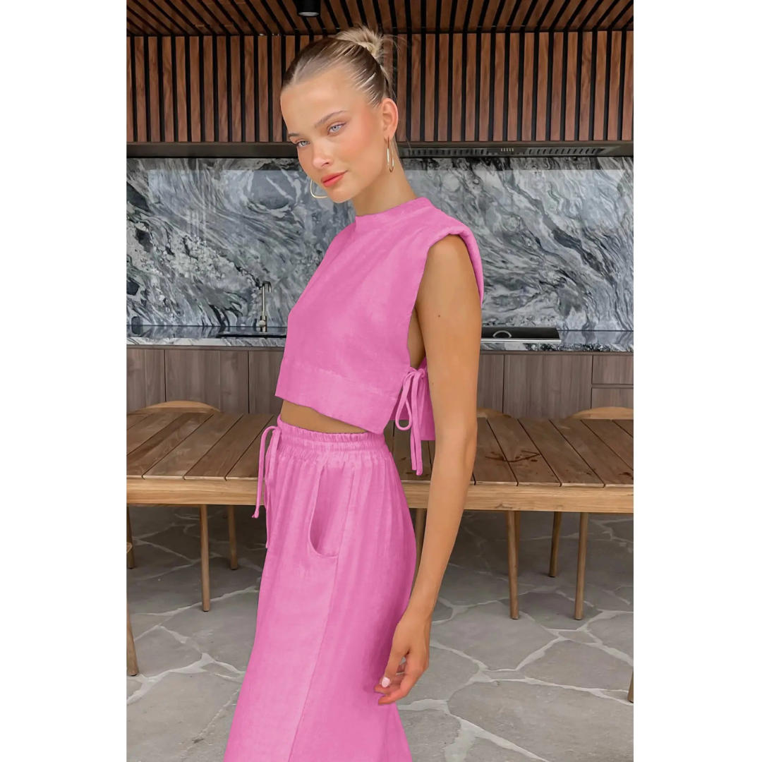 Set Boho Chic - Coordinato in Lino
