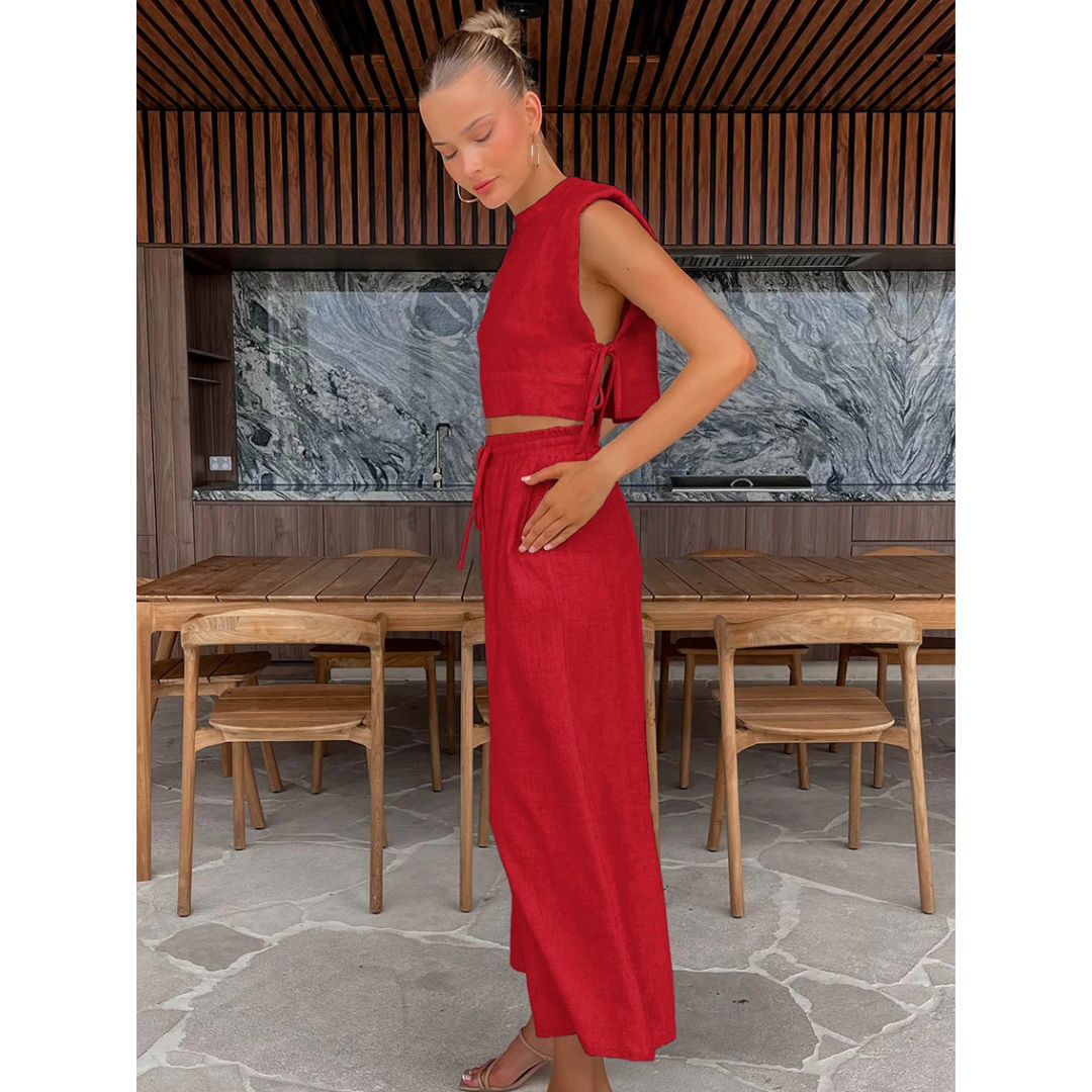 Set Boho Chic - Coordinato in Lino